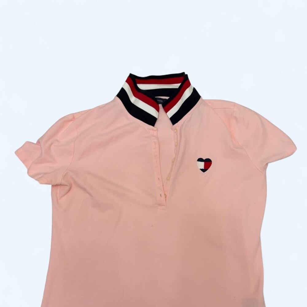 Tommy hilfiger pink polo shirt